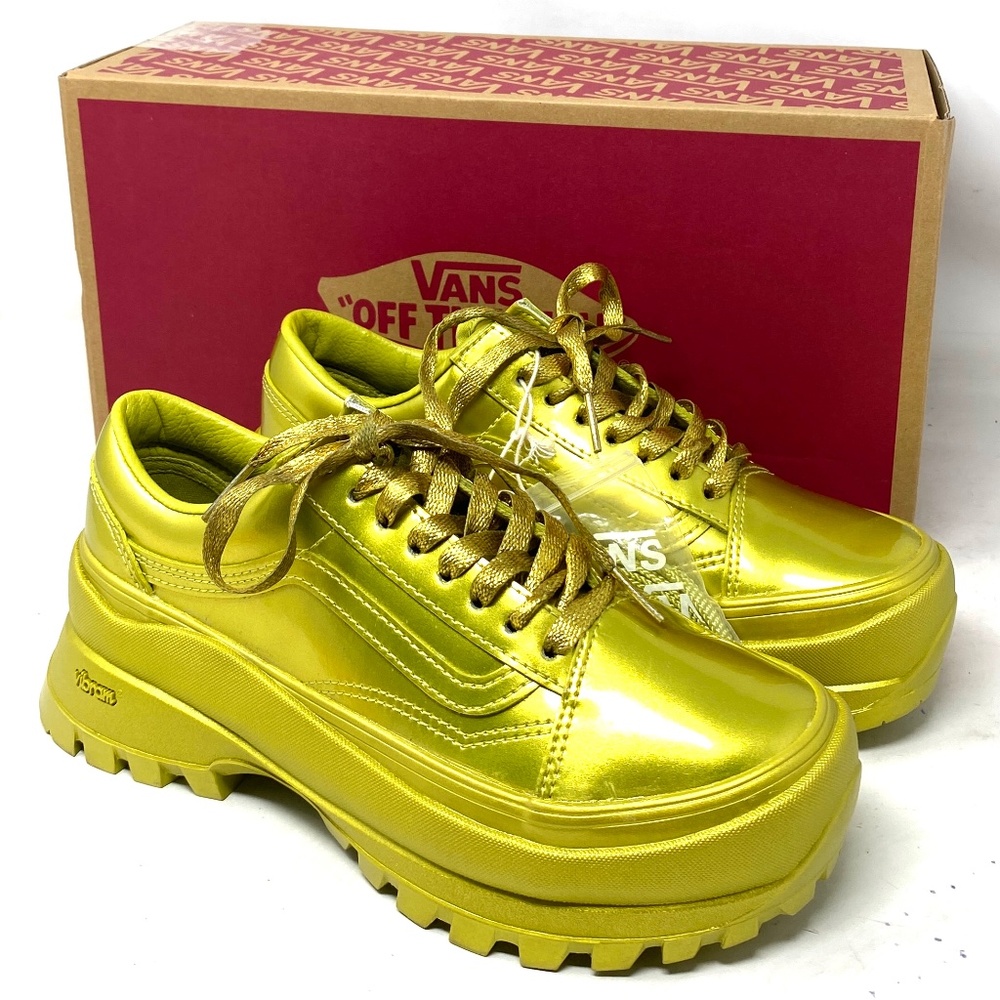 VANS Collina Strada Old Skool Vibram Women Synthetic Yellow Low Shoe VN0009Q4YL9 - Picture 2 of 11